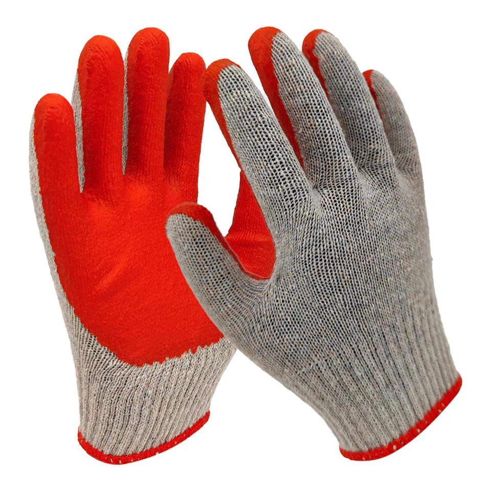 Flat Red Orange Gloves